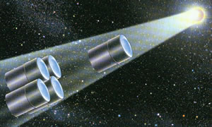 &Auml;nderung der Lichtintensit&auml;t mit der Entfernung